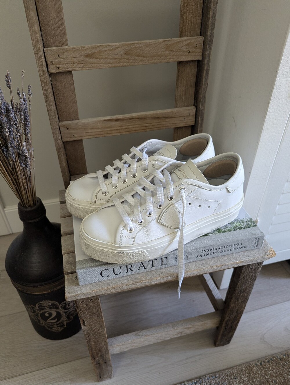 Philippe Model Paris Haute Leather Lace-Up Sneakers